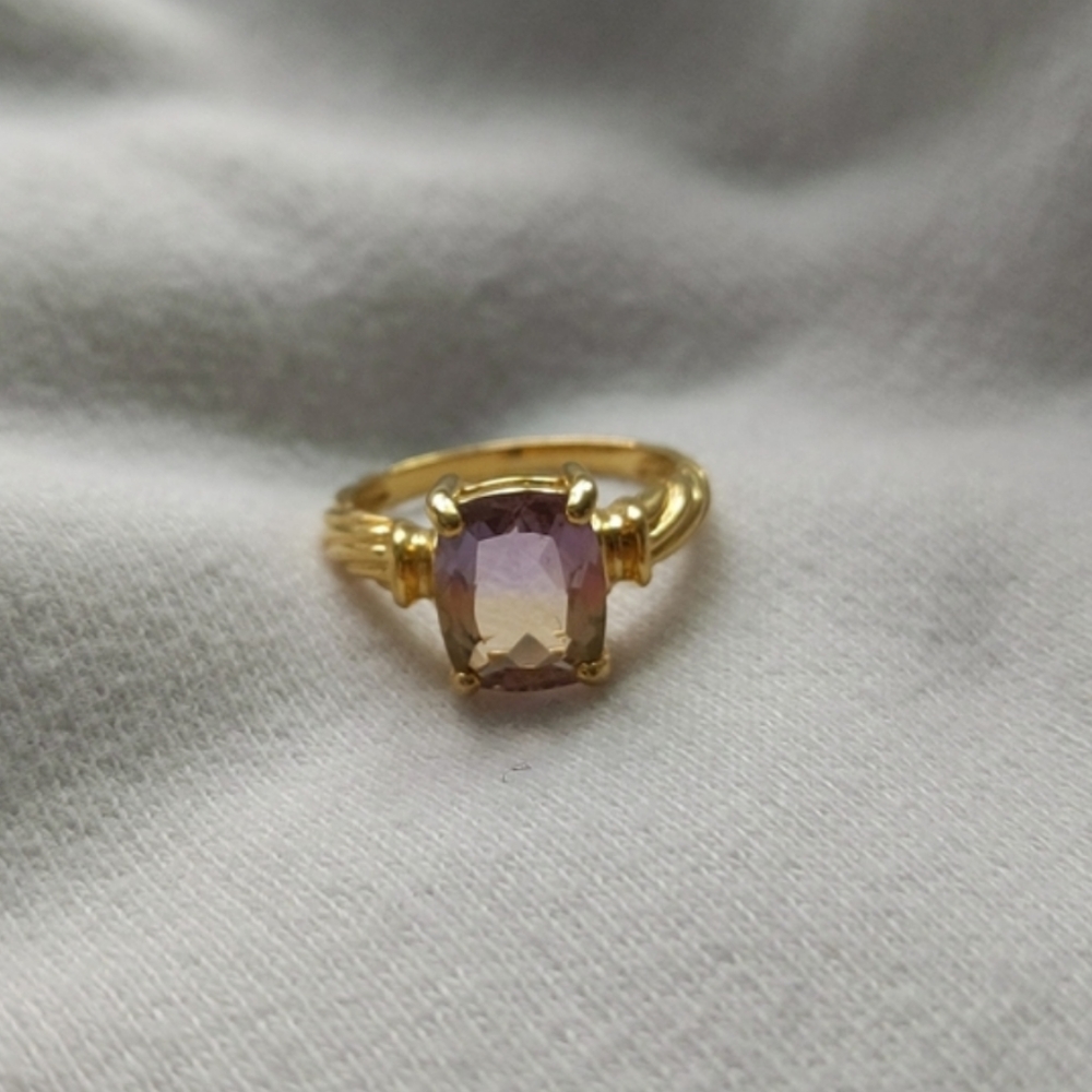 Faux Amethyst Ring